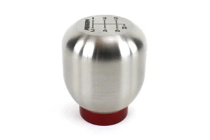 Perrin Brushed Stainless Steel Large Shift Knob 6 Spd 2017+ Honda Civic - Picture 1 of 7