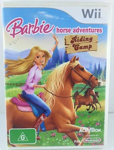 Nintendo Wii Barbie Horse Adventures Riding Camp Game G 2008 Aus PAL Retired Vg - Picture 1 of 9