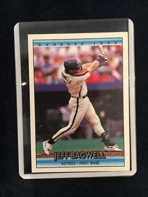 1992 Donruss Jeff Bagwell #358 Baseball Rookie Card - Image 1 of 2