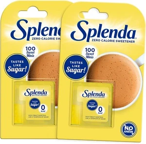 SPLENDA No Calorie Sweetener Dissolvable Minis, 100 Tablets (2-Pack) - Picture 1 of 5