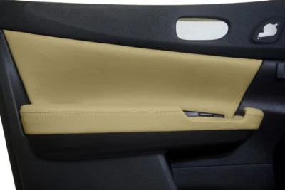 Inserto Panel Puerta Apoyabrazos Cuero Sintético para Nissan Máxima 09-14 Beige Foto 1 de 2