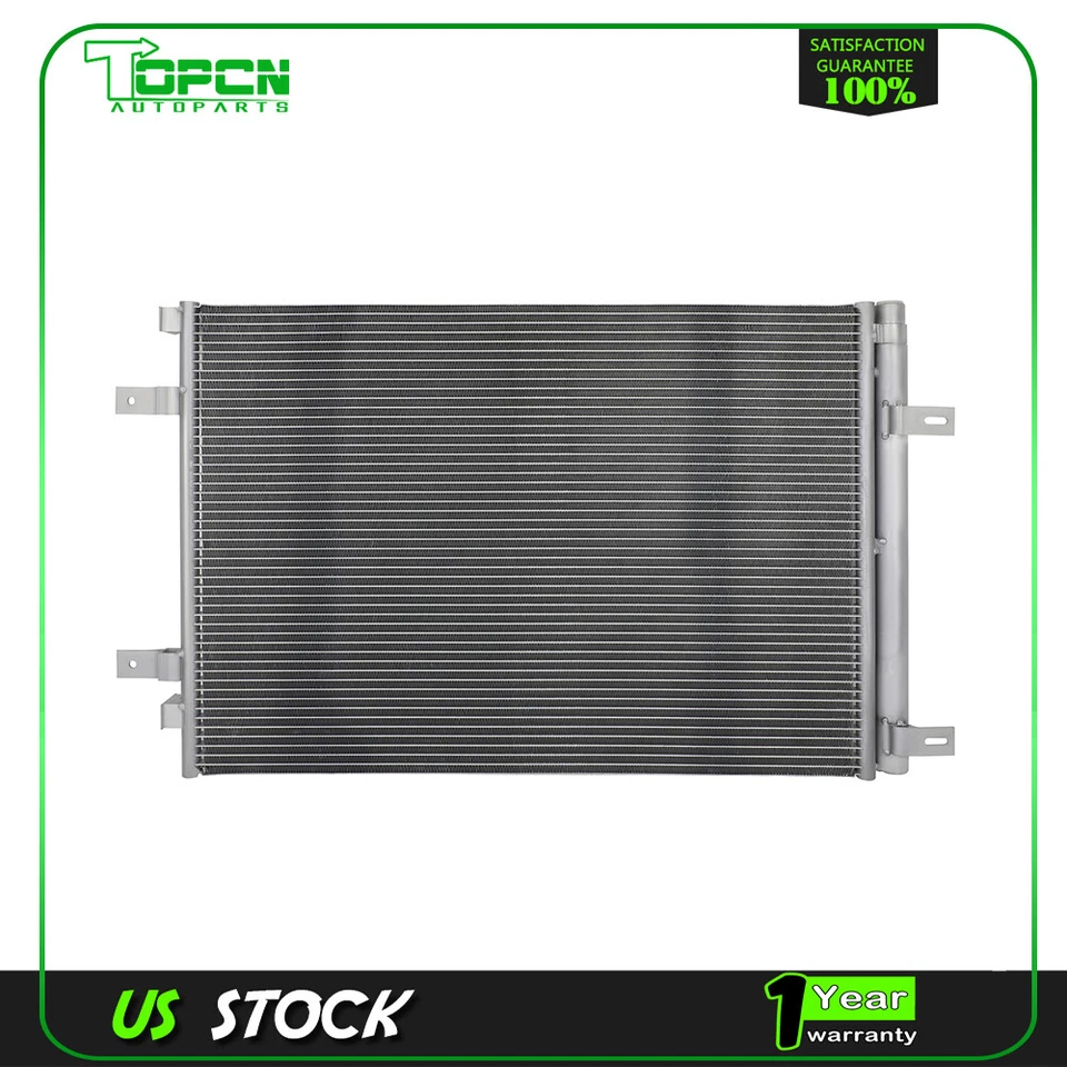 Aluminum AC Condenser Fits 2011 2012 2013 2014 2015 2016 Ford  F-350 Super Duty Foto 1 de 4