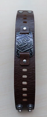 Sehr schönes Fossil Lederarmband Farbe Braun– wie Neu - - Bild 1 von 4