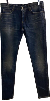 100% Authentic New Yves Saint Laurent YSL Low-Rise Skinny Jeans - Imagem 1 de 4