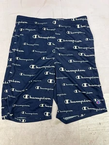 NWOT Champion Athletic Shorts Boys 18/20 All Over Print Blue B3-110 - Picture 1 of 3