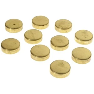 ELGIN 1-5/8" 1.635" PLC-41B BRASS Deep Cup Engine Expansion Freeze Plugs Box/10 - Picture 1 of 2