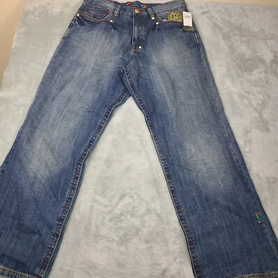 Vintage Blue Denim COOGI Jeans w/Embroidered Back Pockets.Pockets Size 38 X 34 - Image 1 of 4