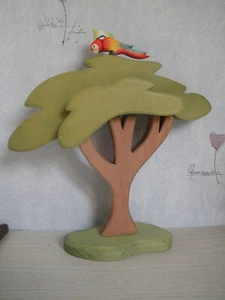 Ostheimer Figuren Baum Steppenbaum 3047 Papagei Vogel bunt 21403 - Bild 1 von 9