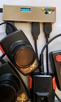 Retro Atari Joystick and Paddle DB9 to USB Adapter 4 ports 2600 7800 XE/XL/ST