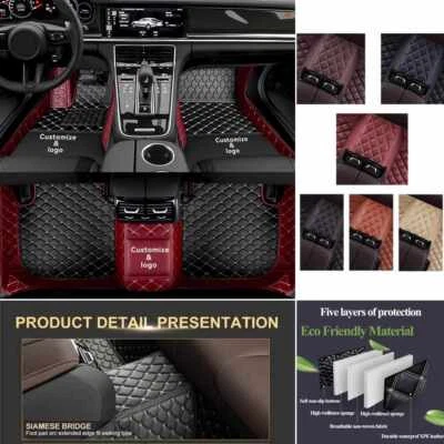 For Toyota Corolla 1998-2025 Car Floor Mat Anti-slip Custom Carpet Full Surround Foto 1 de 4