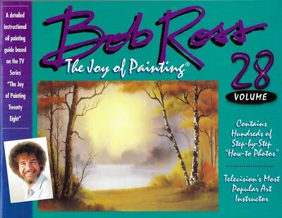BOB ROSS JOY OF PAINTING BOOK - VOLUME 28 - Free Shipping - Image 1 of 2