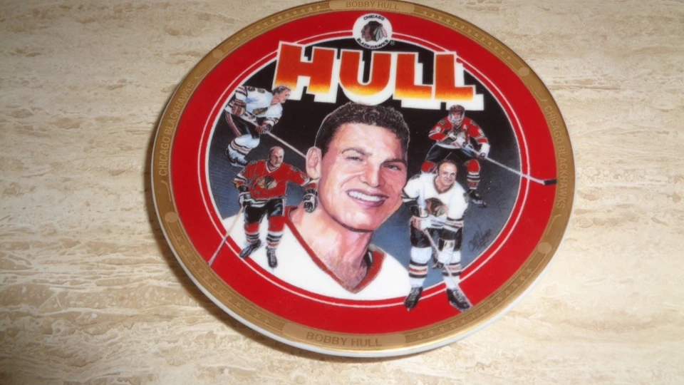 Miniplaca de hockey Sports Impressions NHL 1994 - Bobby Hull Chicago Black Hawks Foto 1 de 1