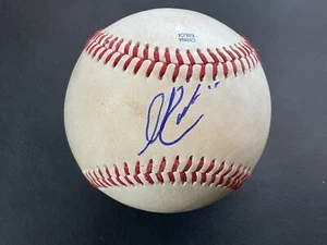 Pelota firmada por Ramón Ramírez Kansas City Royals béisbol autógrafo auténtico - Imagen 1 de 2
