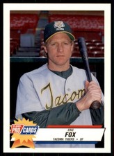 1993 Fleer ProCards Eric Fox Tacoma Tigers #3046