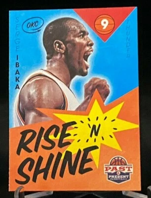 2012-13 Past & Present Rise 'N Shine #85 Serge Ibaka Oklahoma City Thunder - Image 1 of 2