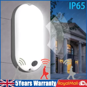 LED MOTION PIR Sensor Lights Outdoor Garden Security Wall Light Path Lamp IP65 - Picture 1 of 12