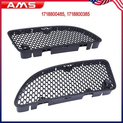 2 件前罩格栅盖适用于梅赛德斯 R171 SLK280 SLK300 SLK350 2005 - 2011 全新 — 第 1/4 张图片