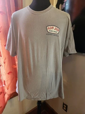 Camiseta Ron Jon Surf Shop Cocoa Beach Doble Cara Gris Talla XL Foto 1 de 4