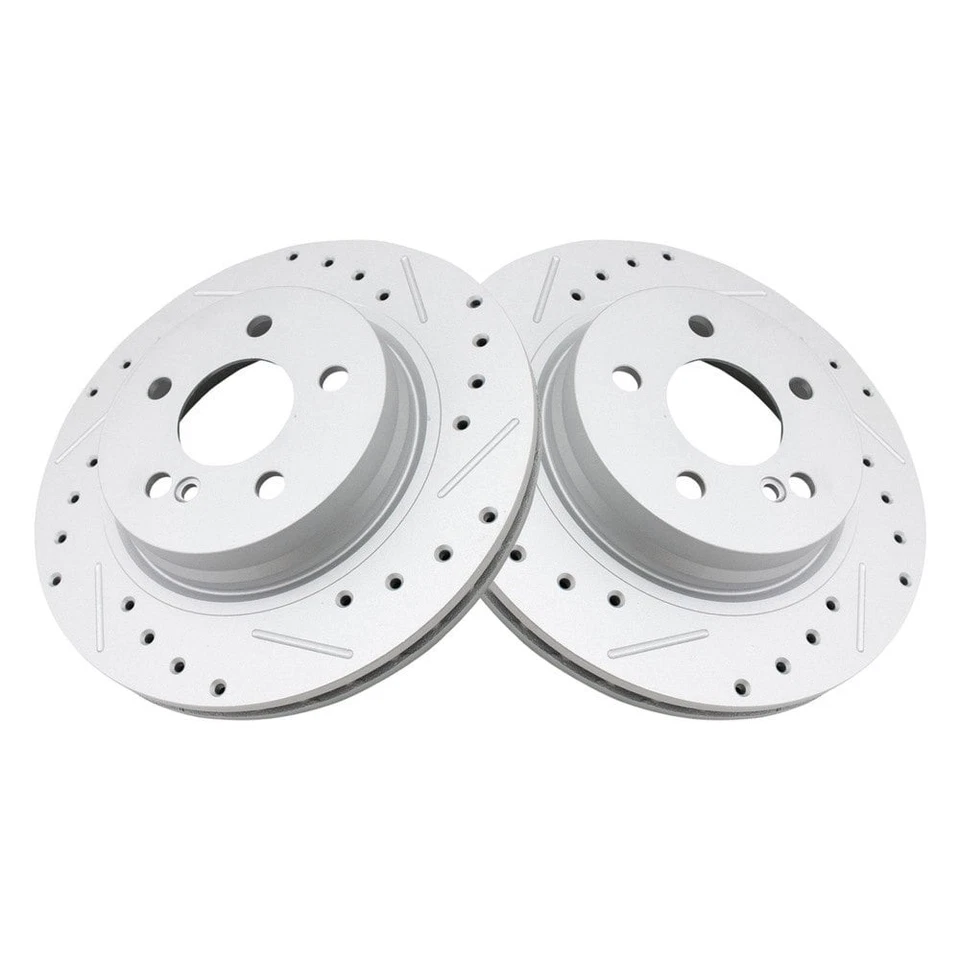 TRQ BRA14453 Disc Brake Rotors For Mercedes-Benz E550 2010-2017 Rear 2044230712 Foto 1 de 1