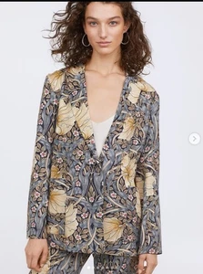 Morris & Co x H&M Gr. 2 Pimpernel Floral Jugendstil Sakko Blazer - Bild 1 von 15