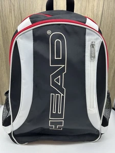 Head Tennis Backpack Black Red Racquet Multi Pocket Outdoor Gym Shoe Compartment - Picture 1 of 5