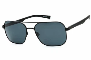 NAUTICA N5143S 005 Sunglasses Matte Black Frame Gray Lenses 58mm - Picture 1 of 4