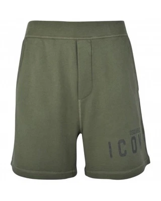 Pantalones Cortos Jogger DSQUARED2 Caqui Verde ICON - Talla M Foto 1 de 4