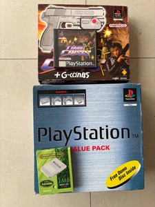 Playstation 1 PS1 Console with Time Crisis Game with Namco G-CON 45 Gun - Picture 1 of 7