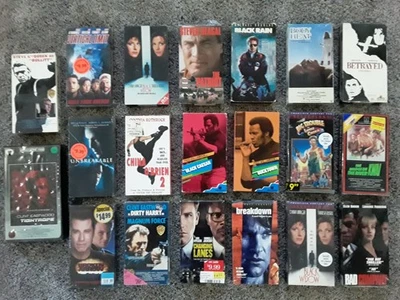 Blaxploitation vhs lot Action Exploitation China O'Brien 2 Cynthia Rothrock - Image 1 of 4