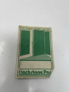 Tony Ruffino / Leyenda de la industria del concierto Backstage Pass 1970-1980 verde efímero - Imagen 1 de 4
