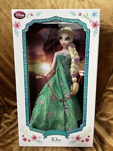Disney Store Limited Edition Designer Doll 17" Frozen Fever Elsa LE (5,000).