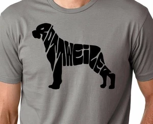 Rottweiler Dog Pet Lover Animal Rescue Adopted Love Puppy Gift Adopt T-Shirt - Picture 1 of 12