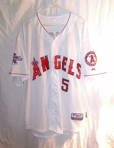 Albert Pujols #5 Angels Majestic 2010 All Star Game Jersey Size 56 Stitched Cover