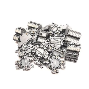 Menge 81 Entelec M4/6.D2 Klemmenblock, 2-Positionen, 800 V 32A, Hutschiene - Bild 1 von 6