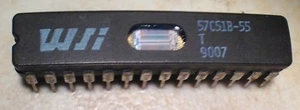 Wafer Scale 57C51B-55 57C51 128K High Speed CMOS EPROM - UV Eraseable - Picture 1 of 1
