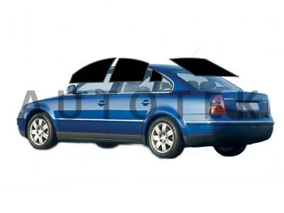 Película precortada para ventanas laterales cualquier tono para Volkswagen Passat sedán 1998-2005 Foto 1 de 4