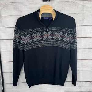 Suéter Pullover Alan River Fair Isle Cremallera Cuarto Prendas de Punto para Hombres 2XL NUEVO CON ETIQUETAS - Imagen 1 de 9