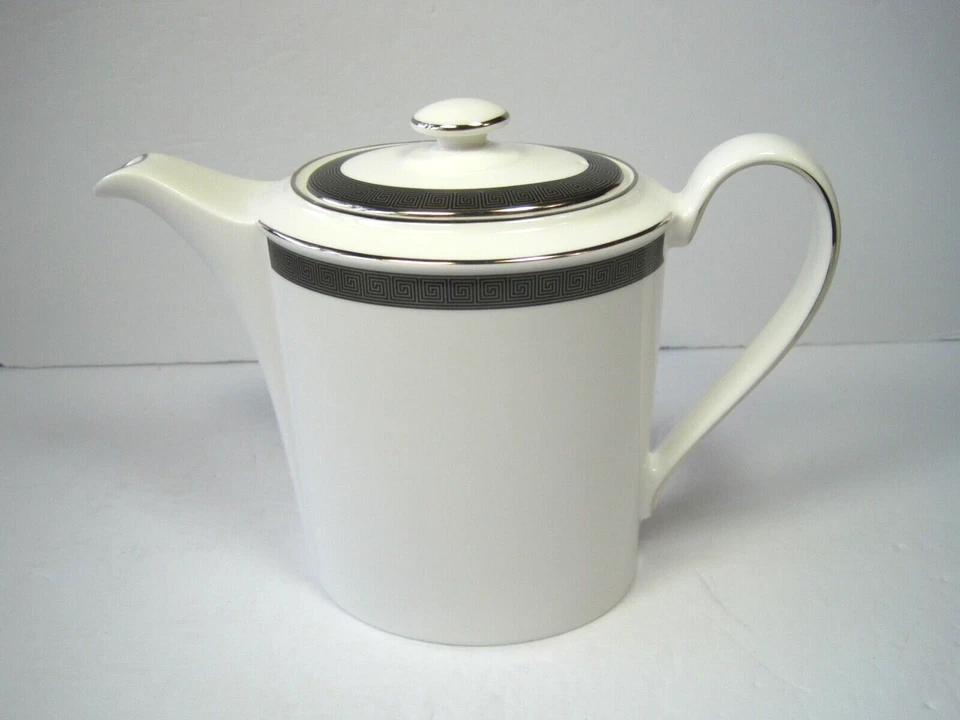 Wedgwood Metropolis Bone China Porcelain Coffee Pot England  7" x 8.5" NEW - Image 1 of 4