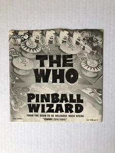 THE WHO 45 single Pinball Wizard/Dogs Part Two - Decca 732465 w/Picture Sleeve - Picture 1 of 4