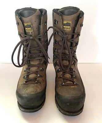 Meindl Eureka 10” ST Lineman Insulated Boots 5046-55 Brown Steel Toe Size 13 US - Image 1 of 4