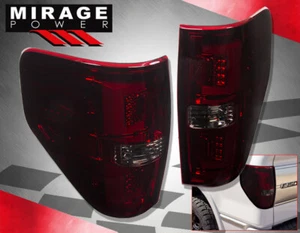 For 09-14 F150 XL XLT STX FX2 FX4 Red Smoke LED Tube Style Tail Lamp Brake Light - Picture 1 of 4