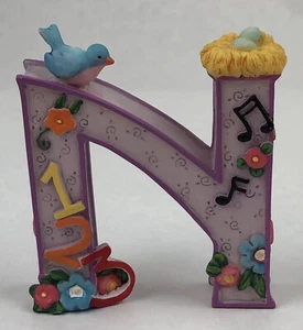 Mary Engelbreit Stand Up Alphabet Letter "N” 1999 Hand Painted Retired - Picture 1 of 9