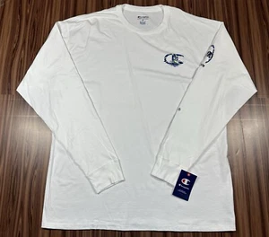 Champion Athleticwear T Shirt Mens Size 2XL White Graphic Long Sleeve NEW - Picture 1 of 9