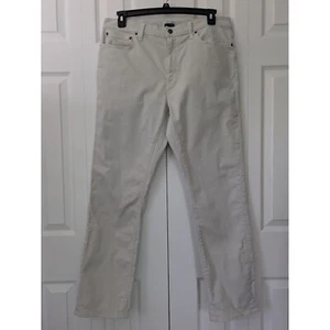J. Crew Straight Fit Garment Dyed Five Pocket Pant Mens 35 x 32 Beige BW460 - Picture 1 of 6