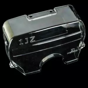 Clear Timing Belt Cover Fit TOYOTA MARK II JZX81 JZX91 SUPRA JZA70 1JZ 1JZGTE - Picture 1 of 6