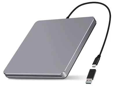 External DVD Drive USB C SuperDrive for Apple, Slot-in CD Drive for Mac, Port... - Image 1 of 4