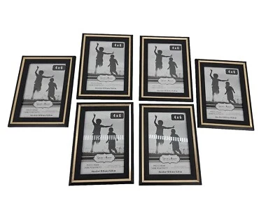 Набор из шести коричневых настенных рамок для картин 4 X 6 стеклянных панелей Special Moments - Изображение 1 из 4