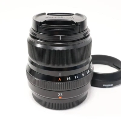 Near Mint Fujifilm Fujinon XF 23mm F/2 R WR Black Wide Angle Prime Lens #20066 - Image 1 of 3