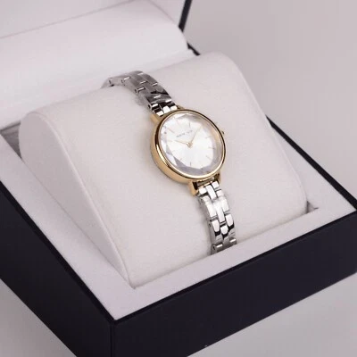 Bering Reloj Cuarzo Dos Tonos Acero Inoxidable Damas Nuevo 1024-710-C Foto 1 de 4