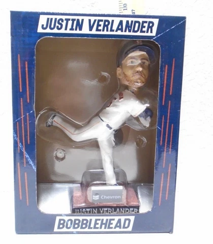 2019 Houston Astros SGA - JUSTIN VERLANDER Bobblehead - Take It Back.  New W Box Cover